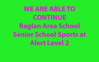 Raglan Area School Senior School Sports